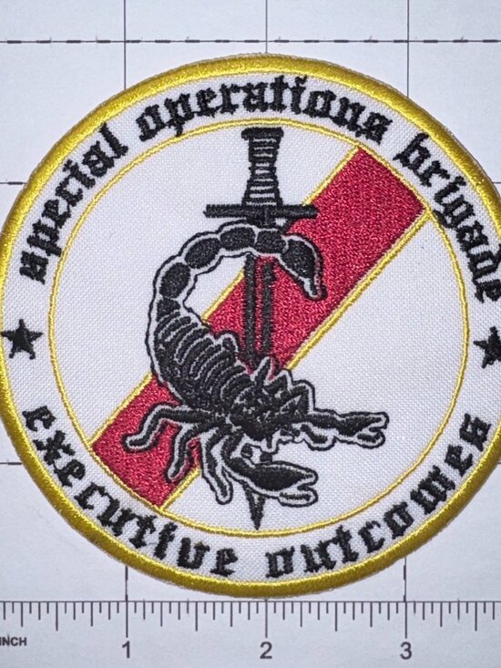 Special Operations Brigade Executive Outcomes Patch White